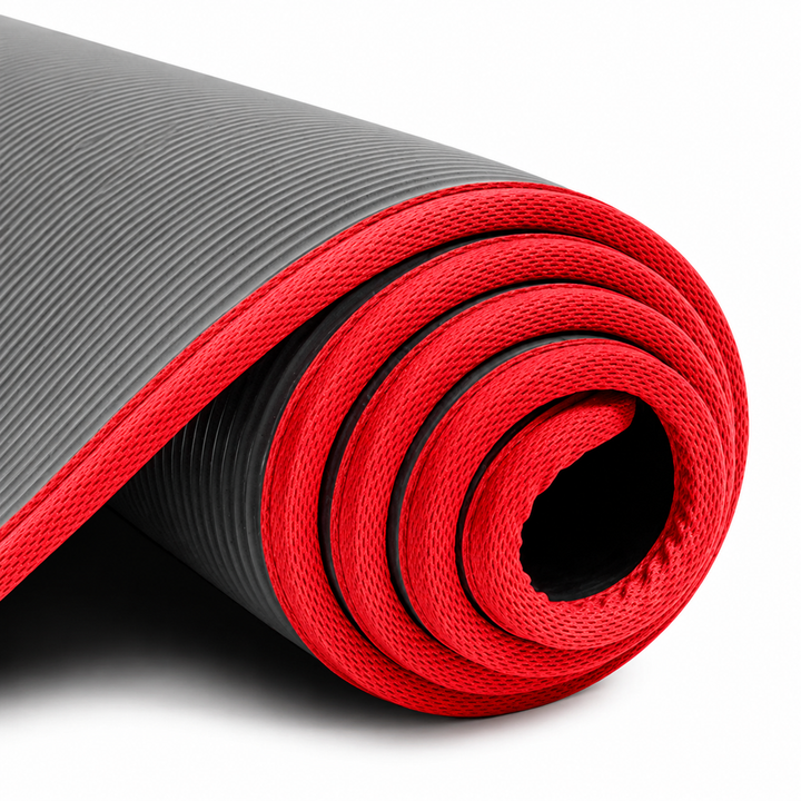 Premium Yoga Mat 10mm Extra Thick Non Slip Exercise Mat 183x61cm NRB Material Reversible Fitness Mat for Yoga Pilates Home Gym Workout Daily Use