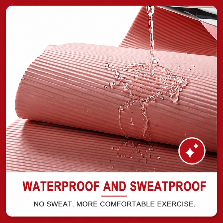 Premium Yoga Mat 2M Extra Long 15MM Thick High Density Exercise Mat Anti Slip Waterproof Fitness Pilates Mat Carry Bag Home Gym Training Mat