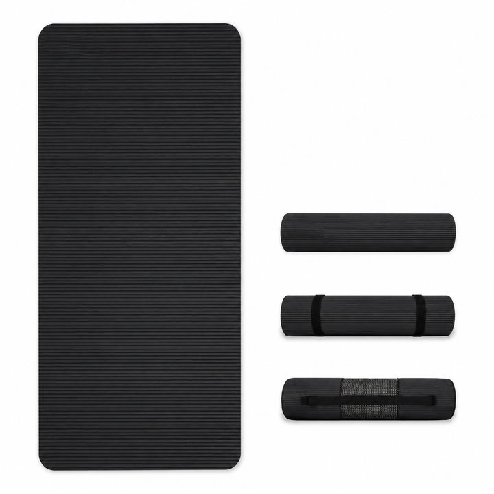 Premium Yoga Mat 2M Extra Long 15MM Thick High Density Exercise Mat Anti Slip Waterproof Fitness Pilates Mat Carry Bag Home Gym Training Mat