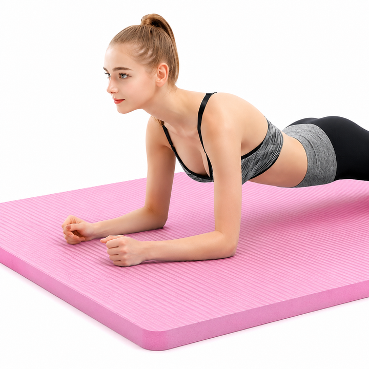 Premium Yoga Mat 2M Extra Long 15MM Thick High Density Exercise Mat Anti Slip Waterproof Fitness Pilates Mat Carry Bag Home Gym Training Mat