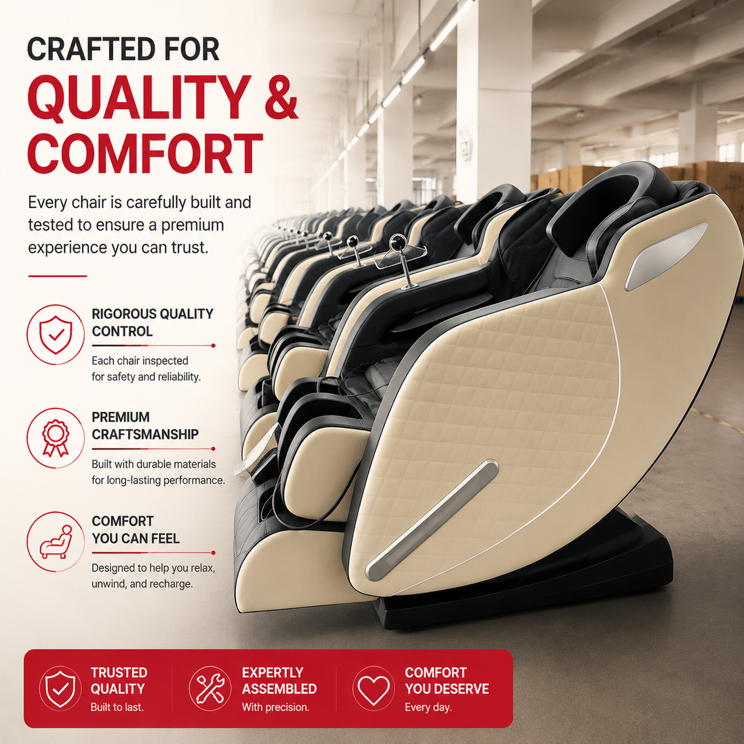 Premium Zero Gravity Massage Chair Full Body Electric Recliner Shiatsu Air Compression Heat Bluetooth Audio Sofa Style Deep Relaxation Home Luxury Comfort Furniture Use