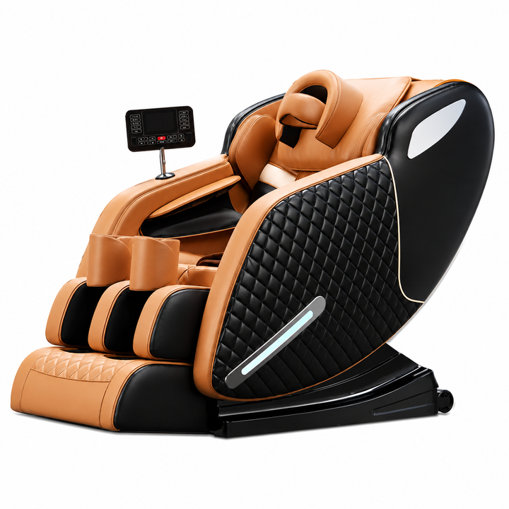Premium Zero Gravity Massage Chair Full Body Electric Recliner Shiatsu Air Compression Heat Bluetooth Audio Sofa Style Deep Relaxation Home Luxury Comfort Furniture Use