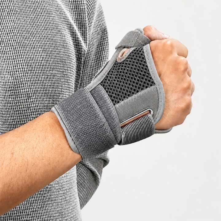 Premium Elastic Thumb Support Brace Compression Sleeve 2PCS Splashproof Wrist Thumb Stabilizer Arthritis Tendonitis Pain Relief Support Left Right Hand