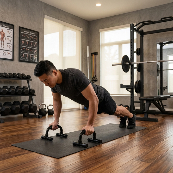 Push-Up Bars Set for Home Training